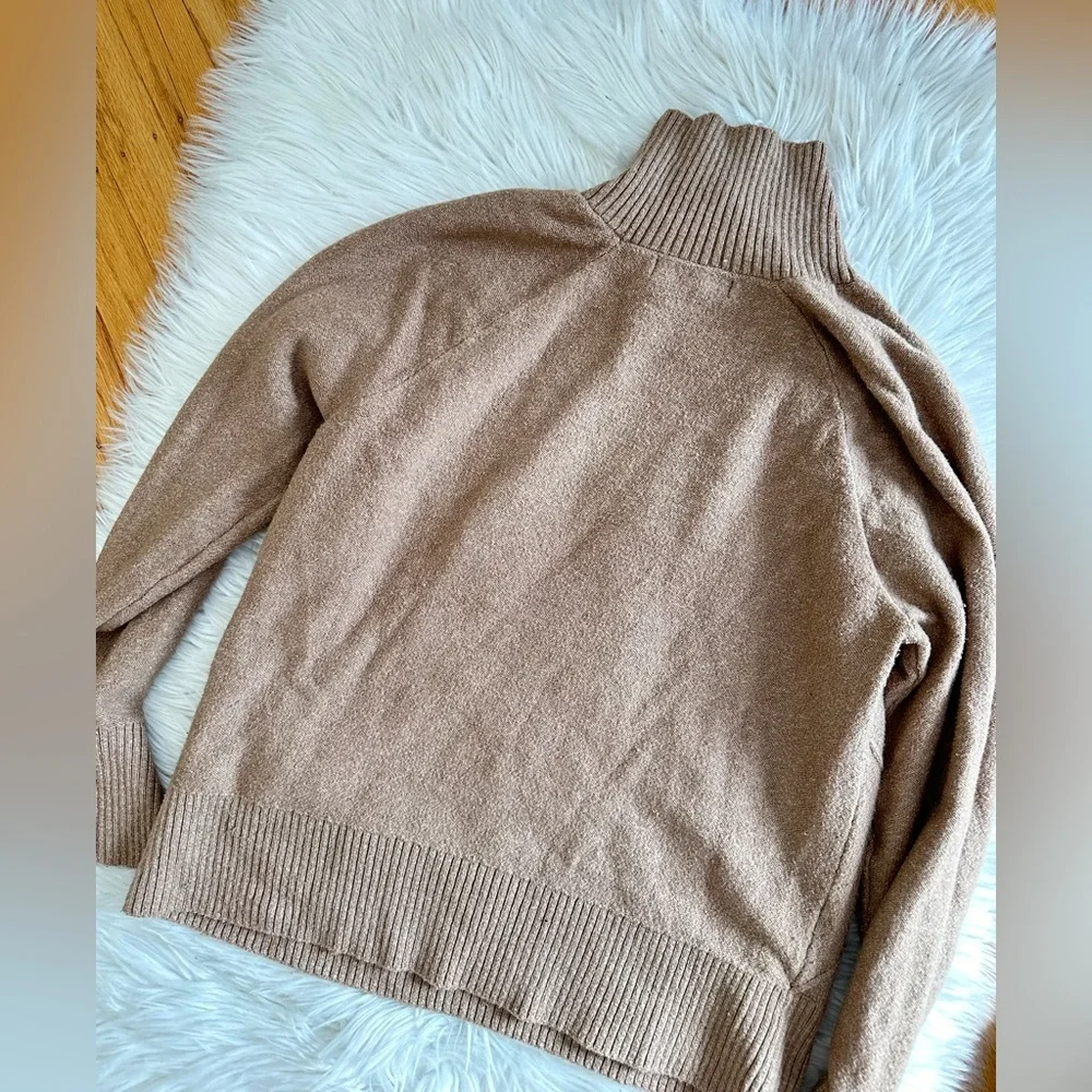 Banana Republic textured mock neck sweater